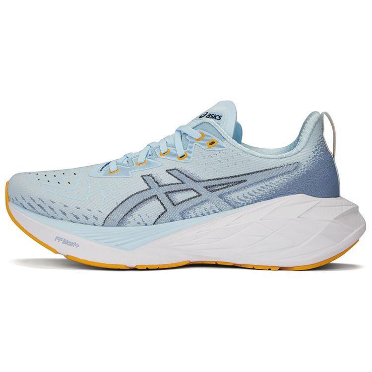 Asics Novablast 4 Soft Comfortable Rebound Fabric Low-Top Casual Running Shoes Men Sneaker Light-Blue 1011B693-402