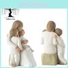 Unique Resin Mother And Child Statue For Heartwarming Tabletop Home Decoration