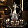 Multifunctional Teapot Kit Metal Vintage Wine Set Serving Tea Set Turkish Tea Set  Home