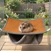 Soft Cozy Double Layered Bird Hammock Warm Plush/Cooling Pet Sleeping Bag  Small Pet Cage