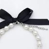 Bling Pet Pearl Necklace Adjustable Pet Puppy Jewelry Fashionable Cat Princess Collars  Pet Show