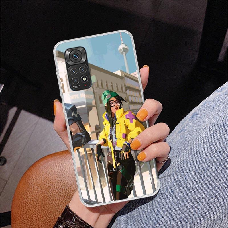 Valorant Killjoy Phone Case For Xiaomi Redmi Note 15 14 13 12S 12 11 Pro Plus 14S 11S 11E 10 10S 11T 5G Personalized Cover Redmi