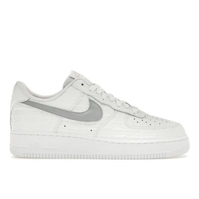 Женские кроссовки Air Force 1 Low с 1982 года, белый саммит-белый металлик-серебристый FJ4823-100