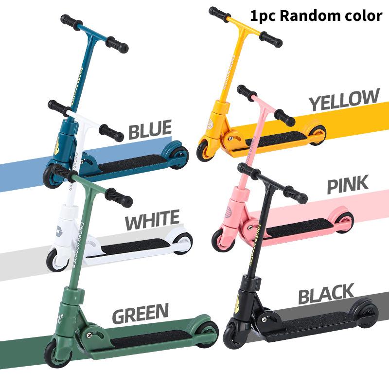 Двухколесный самокат Мини-скейтборд для пальцев Детские развивающие игрушки Настольный скейтборд Забавный реквизит для пальцевого самоката