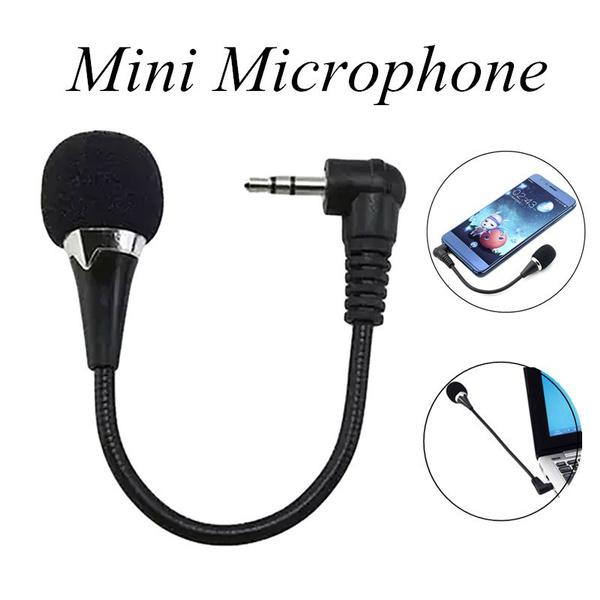 Mini 3.5mm For PC Mobile Phone Condenser Speaker Microphone