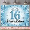 Party Backdrop Flat Sweet Sixteen Winter Events Wedding Coming Ceremony Four Photo Booth Background Front Door Decor