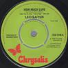 7-дюймовая пластинка LEO SAYER - How Much Love CHS2140 Chrysalis 1976 UK Соул/Фанк Б/У