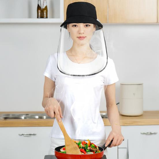 Полнолицевая кухонная защита от брызг, масло- и паронепроницаемый козырек с прозрачной ПВХ линзой, легкая, с защитой от запотевания, маска для домашних поваров и кухонной безопасности