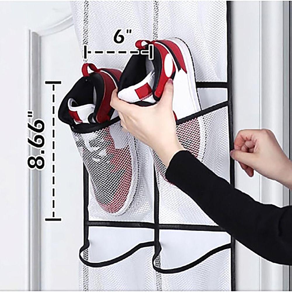 Над дверными крючками подвесная сумка 12 карманов сумка для хранения обуви нижнее белье подвесной держатель для дома общежития