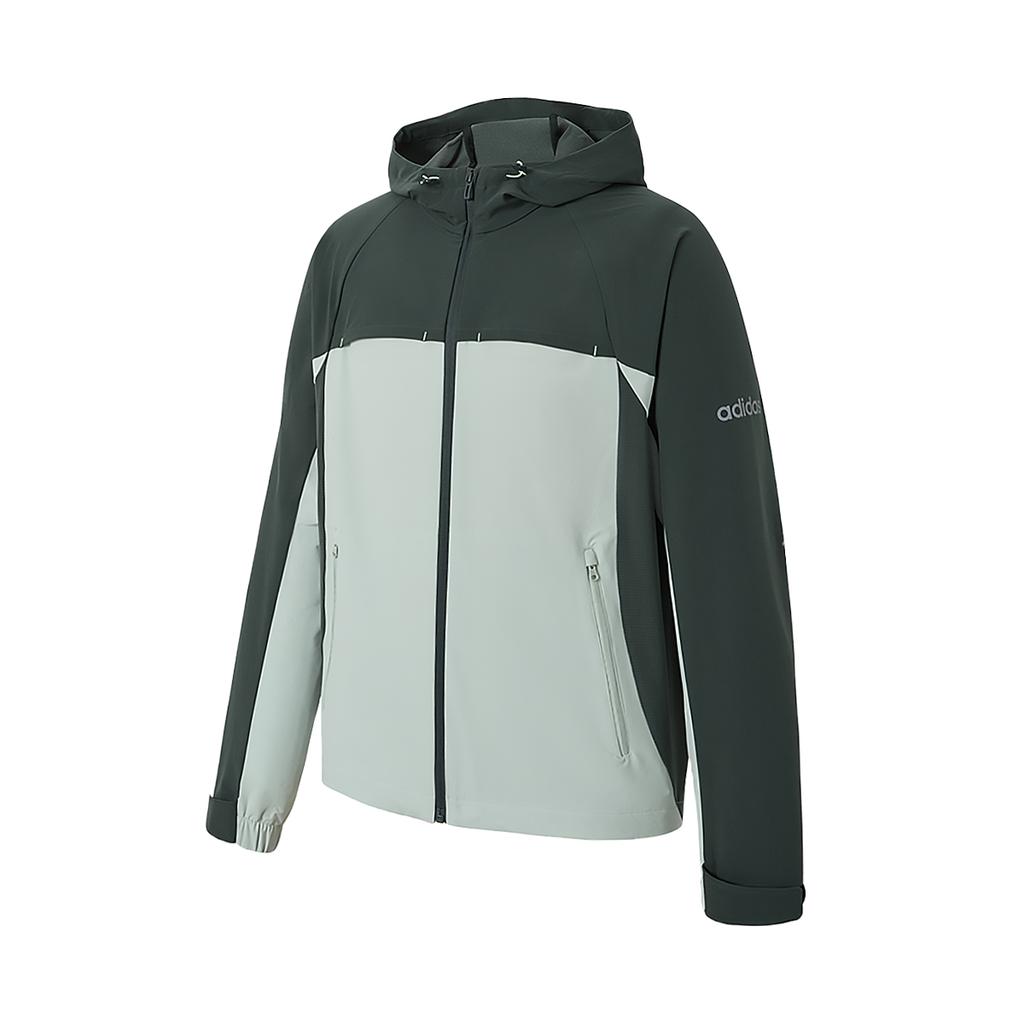 adidas Модная Удобная Универсальная Куртка с капюшоном Куртки унисекс Зеленая KA2557