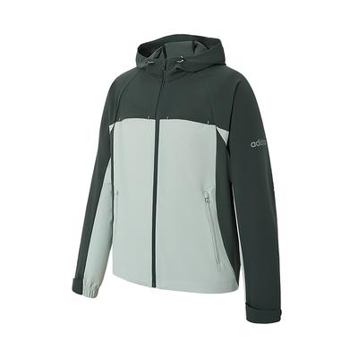 adidas Модная Удобная Универсальная Куртка с капюшоном Куртки унисекс Зеленая KA2557