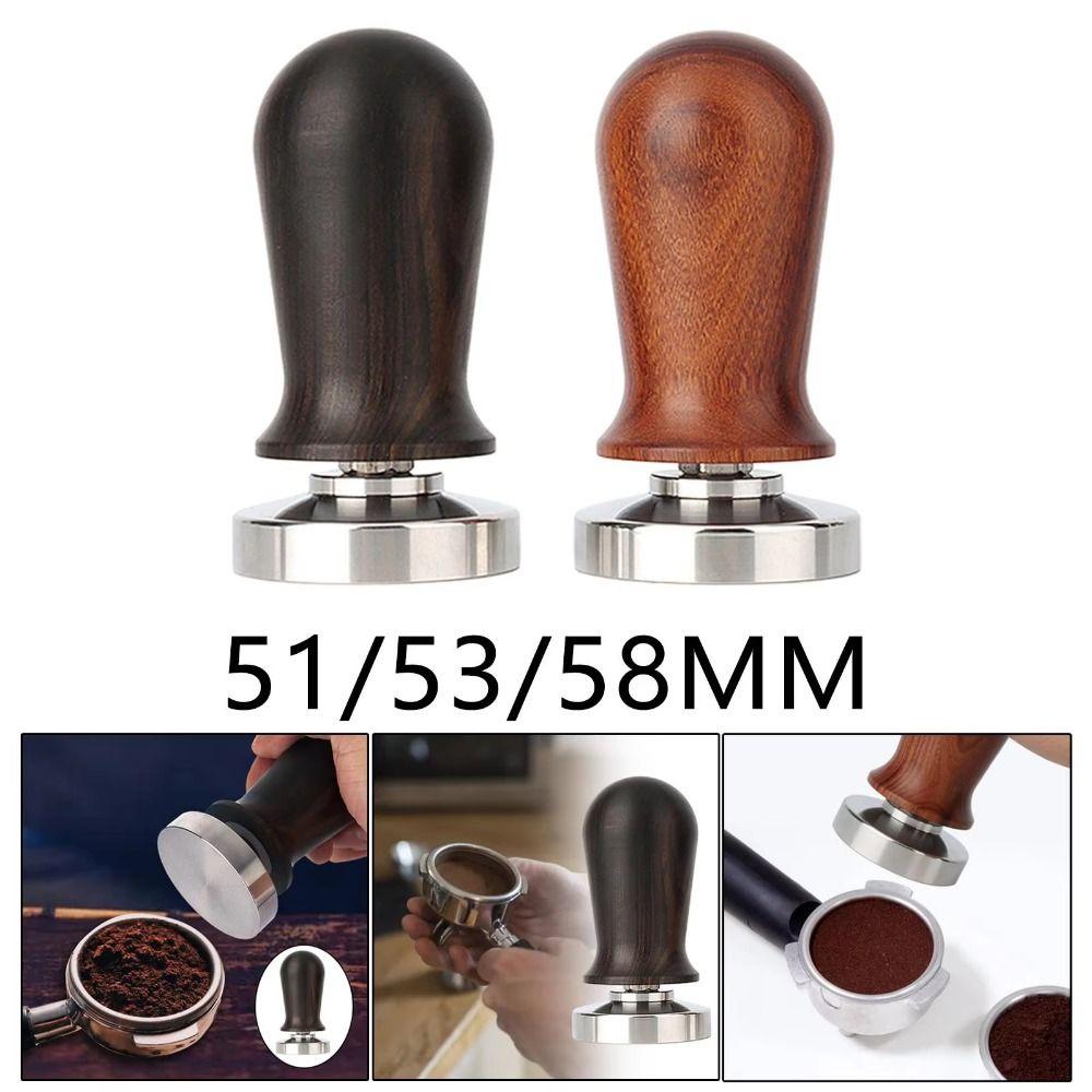 51/53/58mm Coffee Tamper Stainless Steel Base Espresso Distribution Tool Coffee Grounds