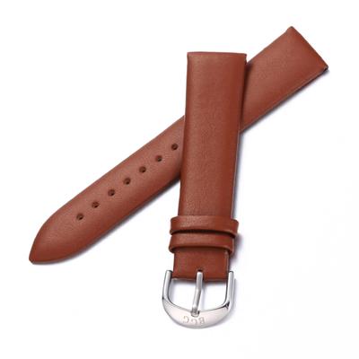 20 мм кожаный ремешок из искусственной кожи, ремешок для часов, сменный браслет с пряжкой из нержавеющей стали