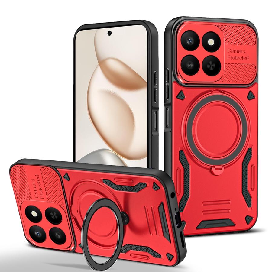 Прочный противоударный магнитный чехол-броня для Honor X7d X9d X9C Smart 400 Pro Magic 7 Lite Magic7 Держатель-кольцо-подставка Чехол для телефона