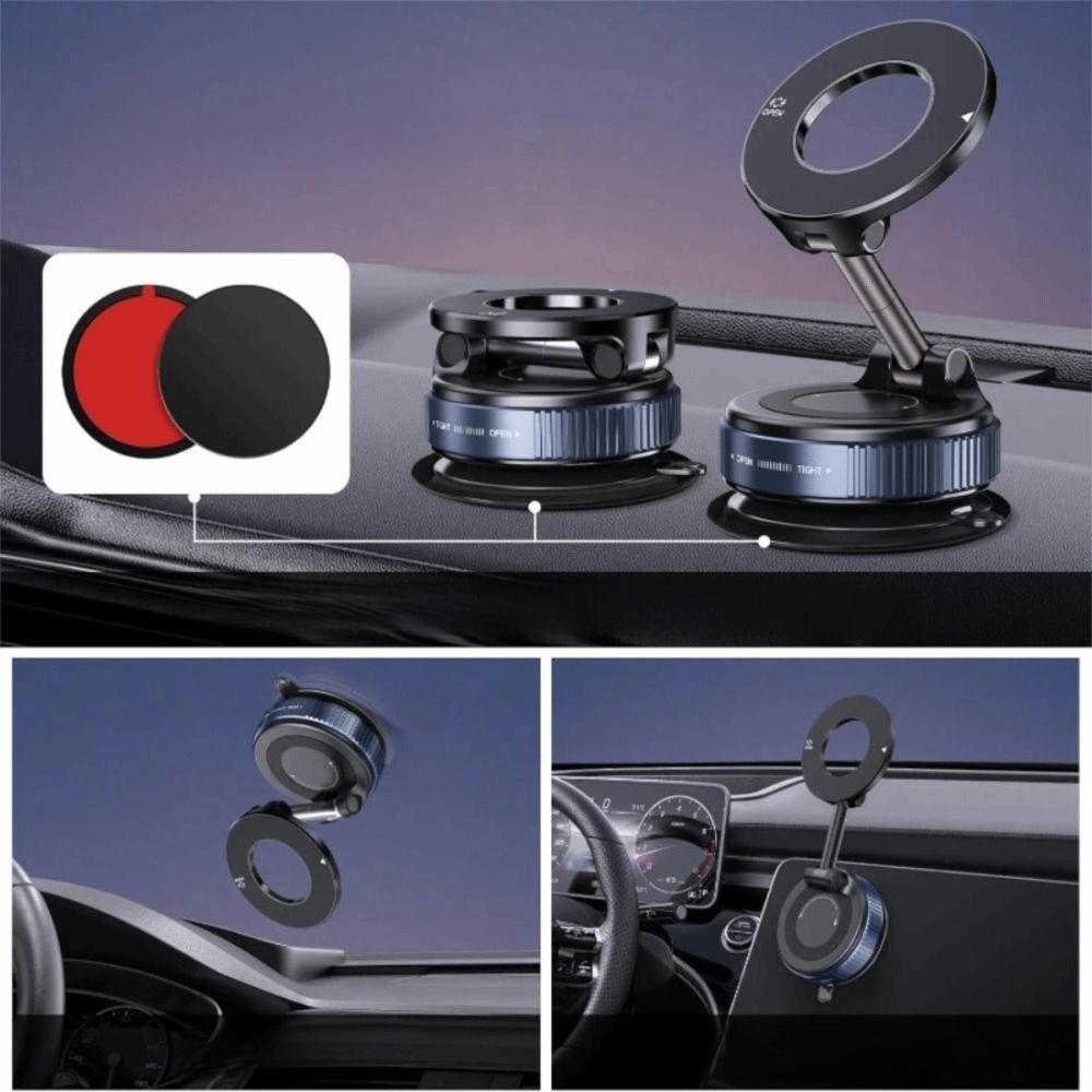 Strong Magnetic Adsorption Magnetic Phone Mount 360° Rotatable Car Phone Holder Dashboard Mounting