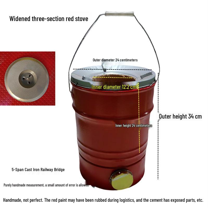 Компактная сотовая угольная печь для домашнего обогрева и кипячения воды - Идеально для новых домов