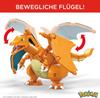 Mega Construx GWY77 Pokémon Charizard (Glurak) Figure, Construction Set with 223 Pieces, Movable, Approx. 10 Cm, for Children 6 Years and Above