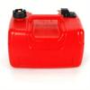 Переносной топливный бак емкостью 3,2 галлона для лодки с подвесным мотором, 14,57*11,81*10,63 дюйма