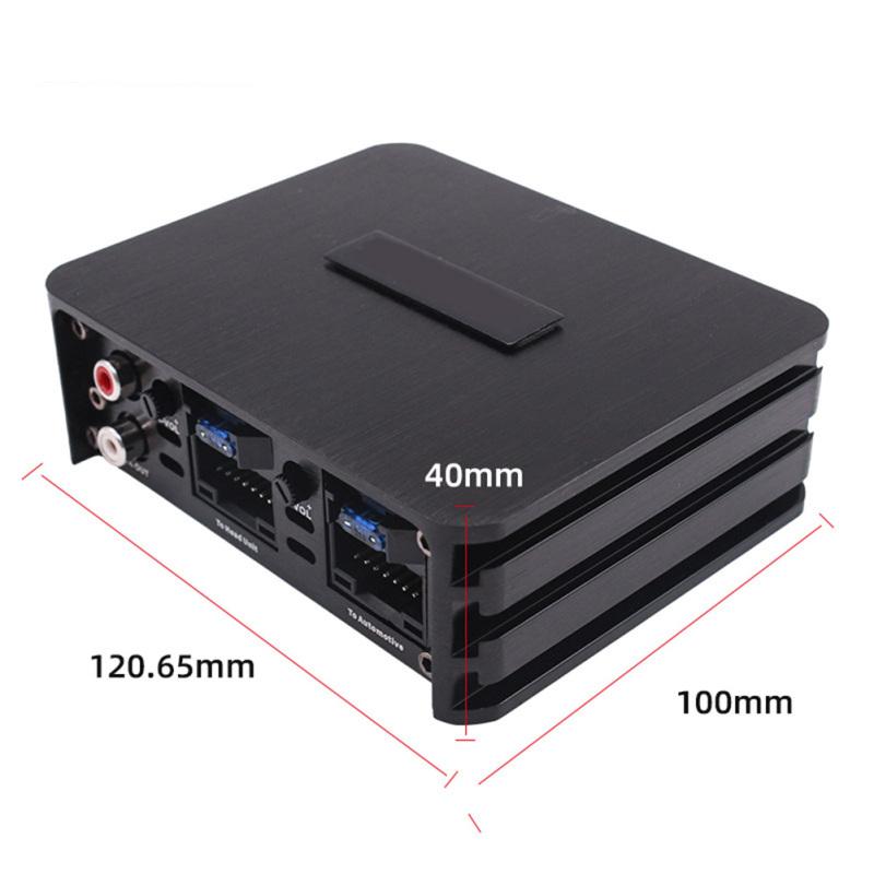 Автомобильный аудиопроцессор, 4-полосный усилитель мощности без потерь, DSP, динамики, Plug-and-Play для Android