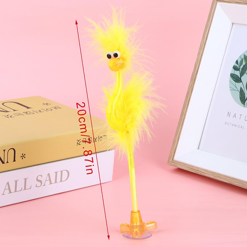 Шариковая ручка в форме страуса Kawaii для письменных принадлежностей в офисе для студентов