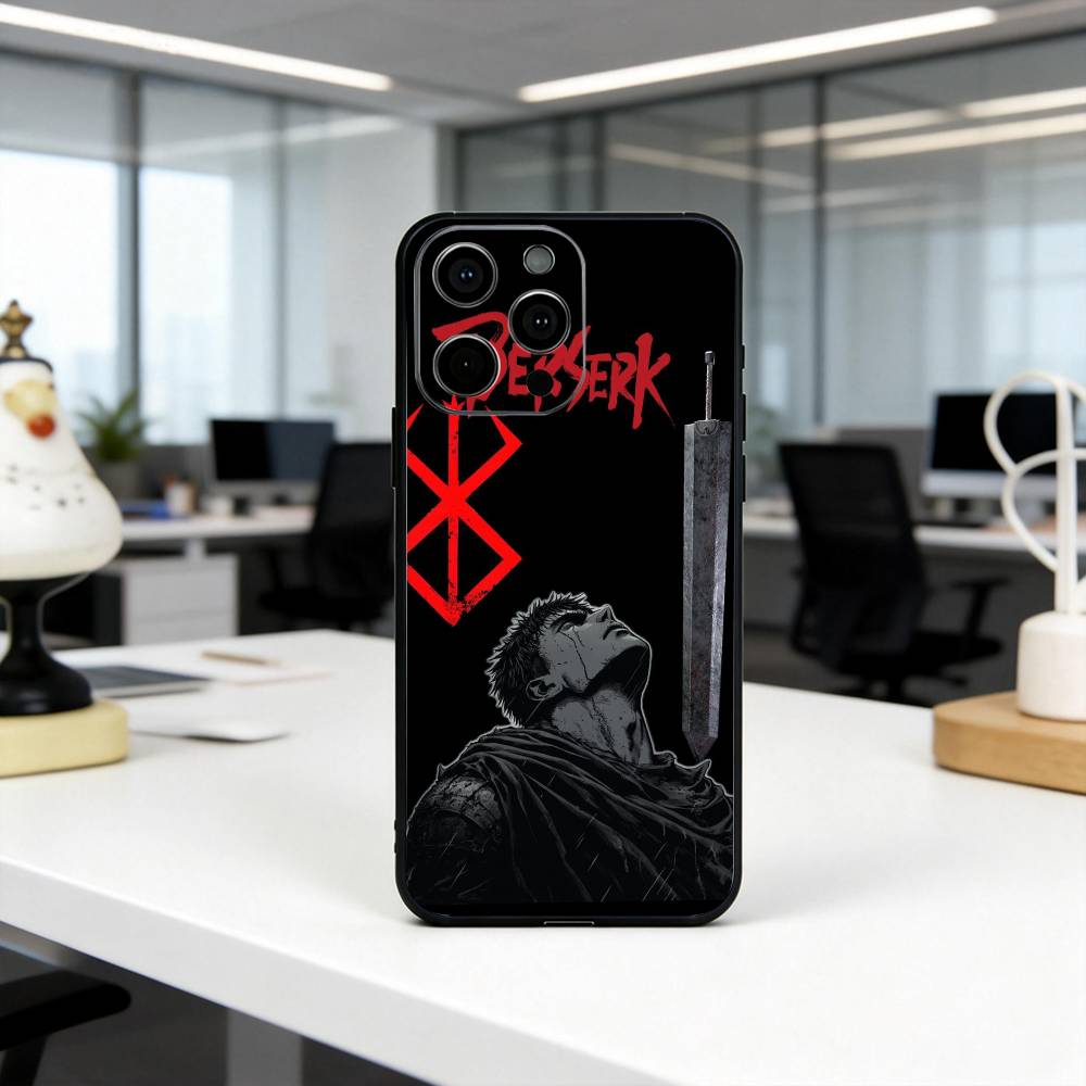 Классический B-Berserk BG G-Guts Чехол для телефона Силиконовый Мягкий Для IPhone 17 16 15 14 13 12 11 X XR Plus Pro Max Plus