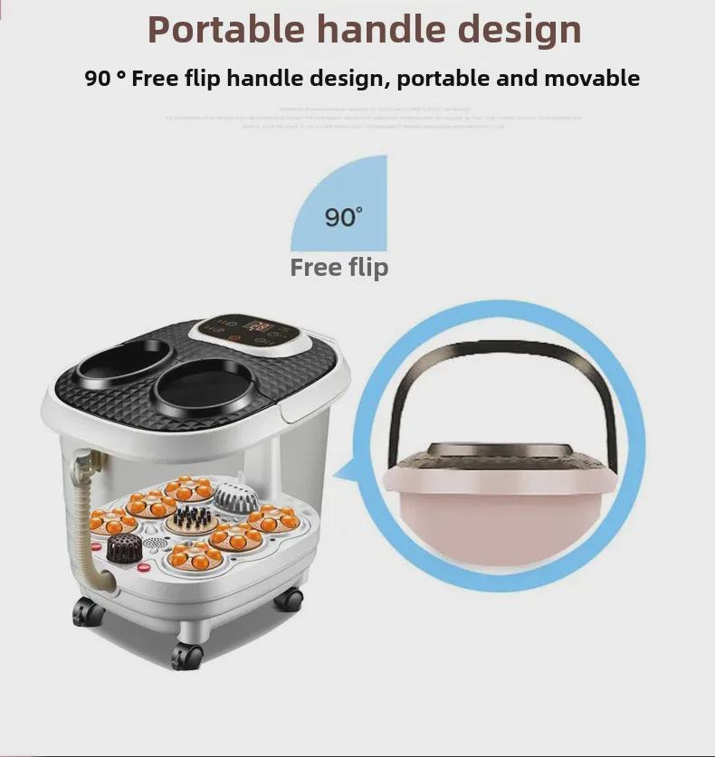 Автоматическая электрическая ванна-массажер для ног с подогревом и постоянным контролем температуры