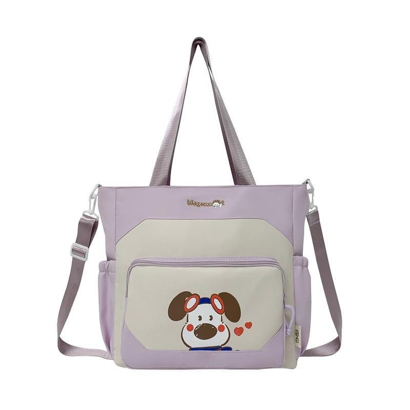 Autumn Cartoon Puppy Ears Single Shoulder Women's Bag - Large Capacity for Students