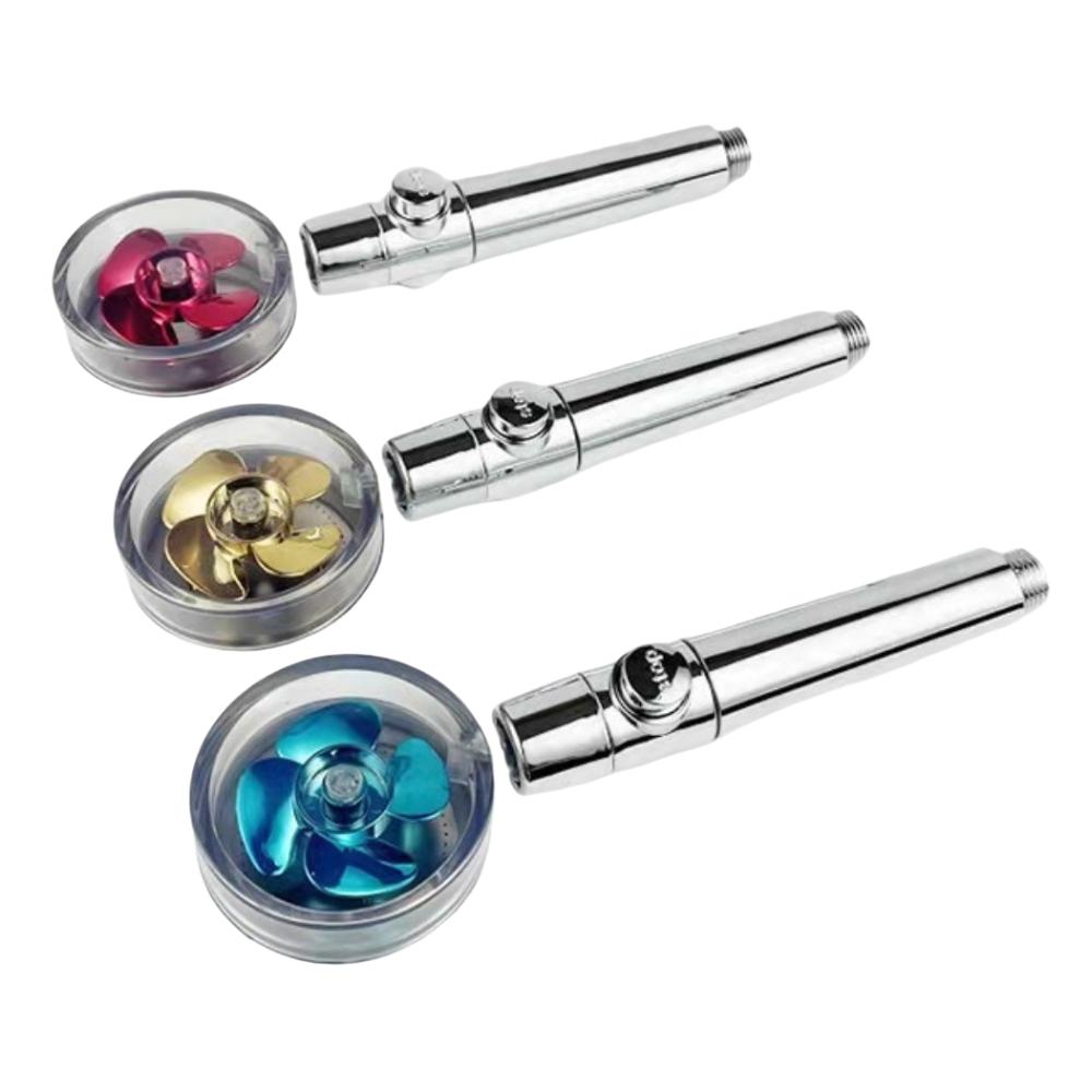 Насадка для душа, экономия воды, поток, вращающийся на 360 градусов, с небольшим вентилятором, ABS, дождевая насадка высокого давления, аксессуары для ванной комнаты