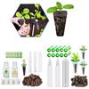 Hydroponic Garden Accessories Pod Kits Including Grow Baskets Clear Insulation Lids Plant Grow Sponges Labels for Seed
