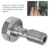 M8 X 1.0mm Banjo Bolt Seal Heat Resistant Heavy Duty Banjo Bolt Fitting with 2 Washers for Tubing Systems