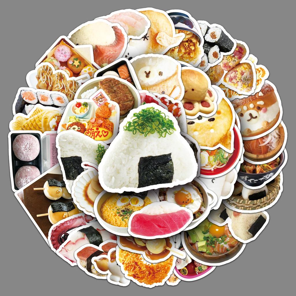 50 Cute Japanese Graffiti Stickers Cartoon Japanese Ins Style Decoration Mobile Phone Water Cup Notebook Gauze Stickers