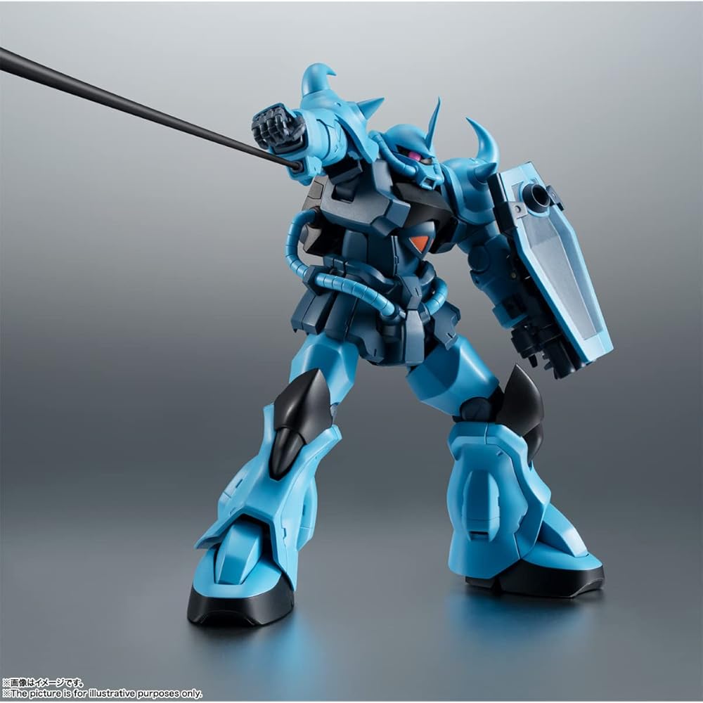 TAMASHII NATIONS ROBOT Spirits MS-07B-3 Гуф Кастом A.N.I.M.E. Фигурка 125 мм ПВХ АБС Окрашенная Коллекционная