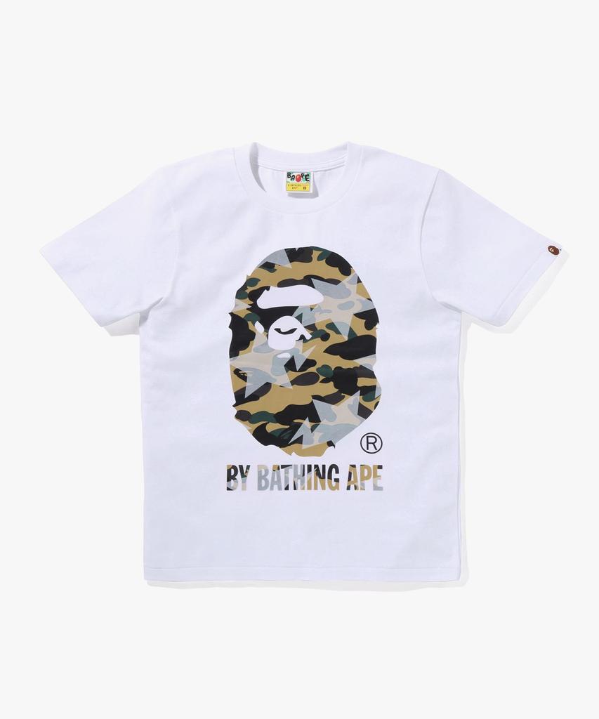Футболка Beipeu Star Over Print First Camo от Bathing Ape(W) Белый / желтый