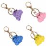 Cartoon Knitting Keychain Animal Doll Octopus Pendant Creative Crochet Octopus Keychain Bag Charm