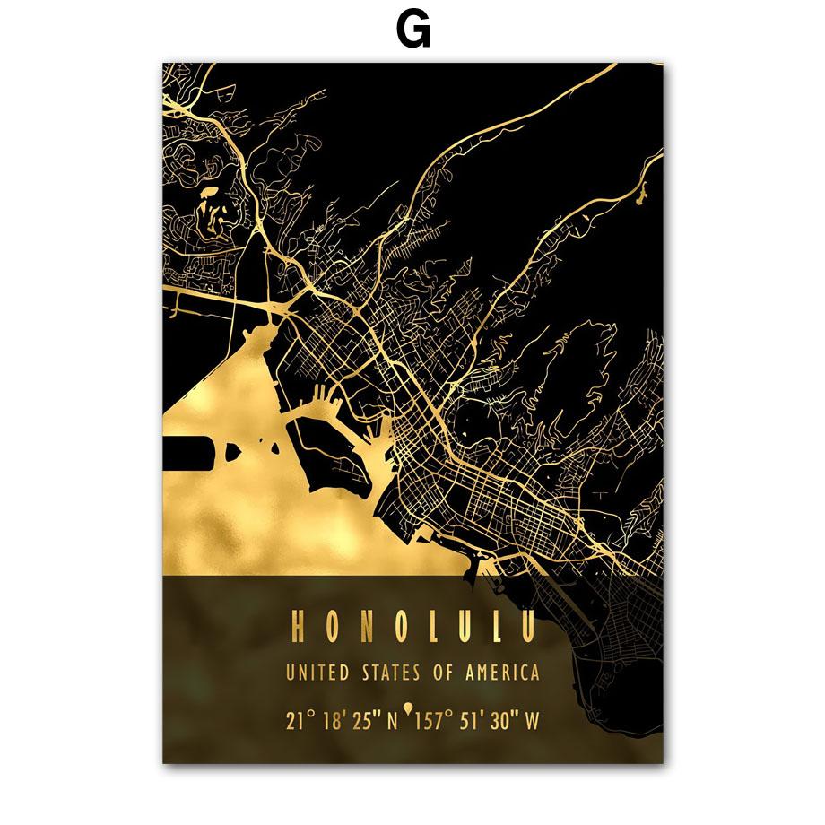 Лас-Вегас, Чикаго, США, Америка, карта города, декор для гостиной, постеры и принты, настенная живопись на холсте, настенные панно для домашнего клуба