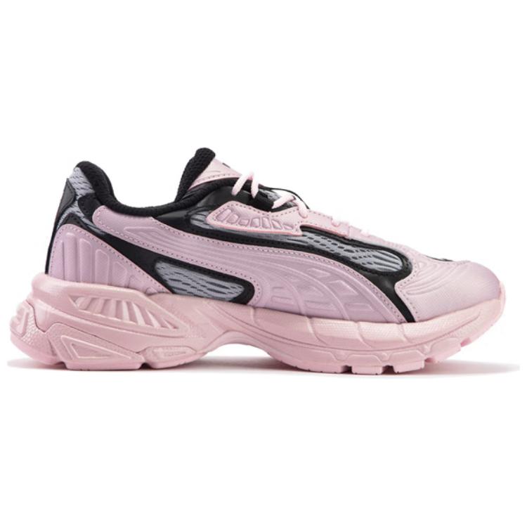 Puma Velophasis Fabric Synthetic Leather Comfortable Low-Top Dad Shoes Unisex Sneakers Pink 399127-02