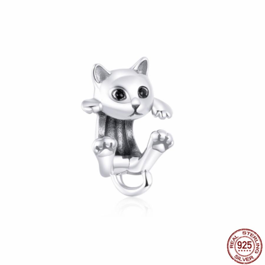 Подходят оригинальные браслеты, подвески, ювелирные изделия, новые S925 стерлингового серебра, сверкающие бусины камеры, семейное дерево, воздушный шар, щенок, кошка, кулон