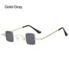 Metal Frame Small Square Sunglasses Candy Color Mini Sunglasses Punk Sun Glasses  for Women & Men