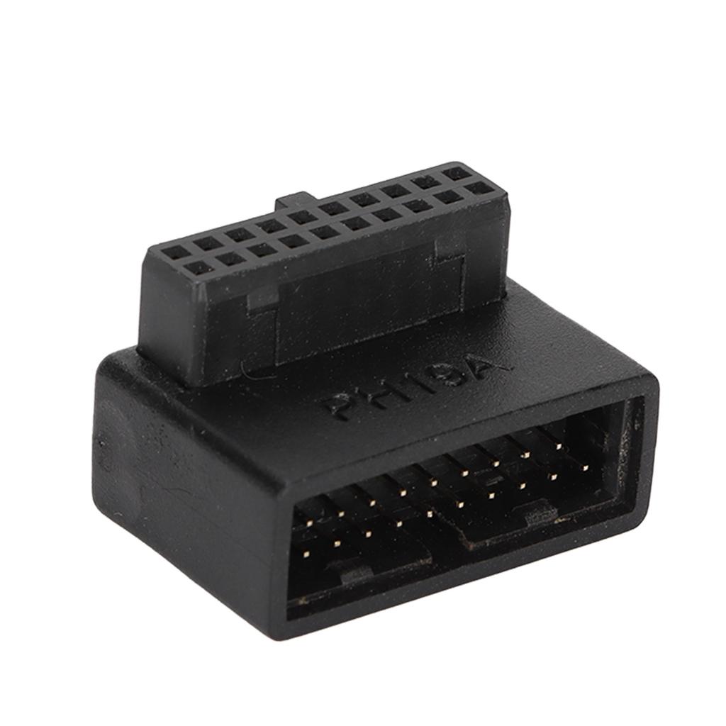 Адаптер USB 3.0 90 градусов Многослойная печатная плата Простая установка Адаптер питания 19 20Pin