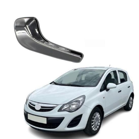 Ручка открытия передней двери хромированная левая и правая для Opel Vauxhall Corsa D 2006-2014 Oem 13297814 13297813