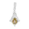 Silver Pendant with Citrine Nano 0.87ct (2122944)
