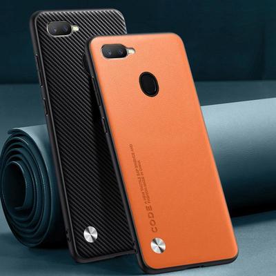 Роскошный чехол из искусственной кожи для OPPO AX7 A3S A5S A12 A12E, матовый силиконовый чехол для телефона OPPO A3 F11 A9X AX5S Realme C1 Coque