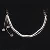 Double Layer Butterfly Pendant Pearl Alloy Pants Chain for Hip Hop Dancers Punk Girl Boy Harajuku Jeans Side Chain Bags Chain