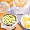 New Multifunctional Electric Egg Cooker Automatic Egg Boiler 7 Eggs Mini Egg Streamer Kitchen Breakfast Machine Mini Egg Boiler