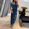 2Pcs/Set Chic Short Sleeve Shrinkable Cuffs Loose Outfit Lady Short Top Long Wide Leg Sweatpants Set Streetwear