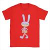 Jax The Amazing Digital Circus T Shirt for Men  Funny T-Shirt O Neck Bunny Rabbit Tees Short Sleeve Clothing Graphic