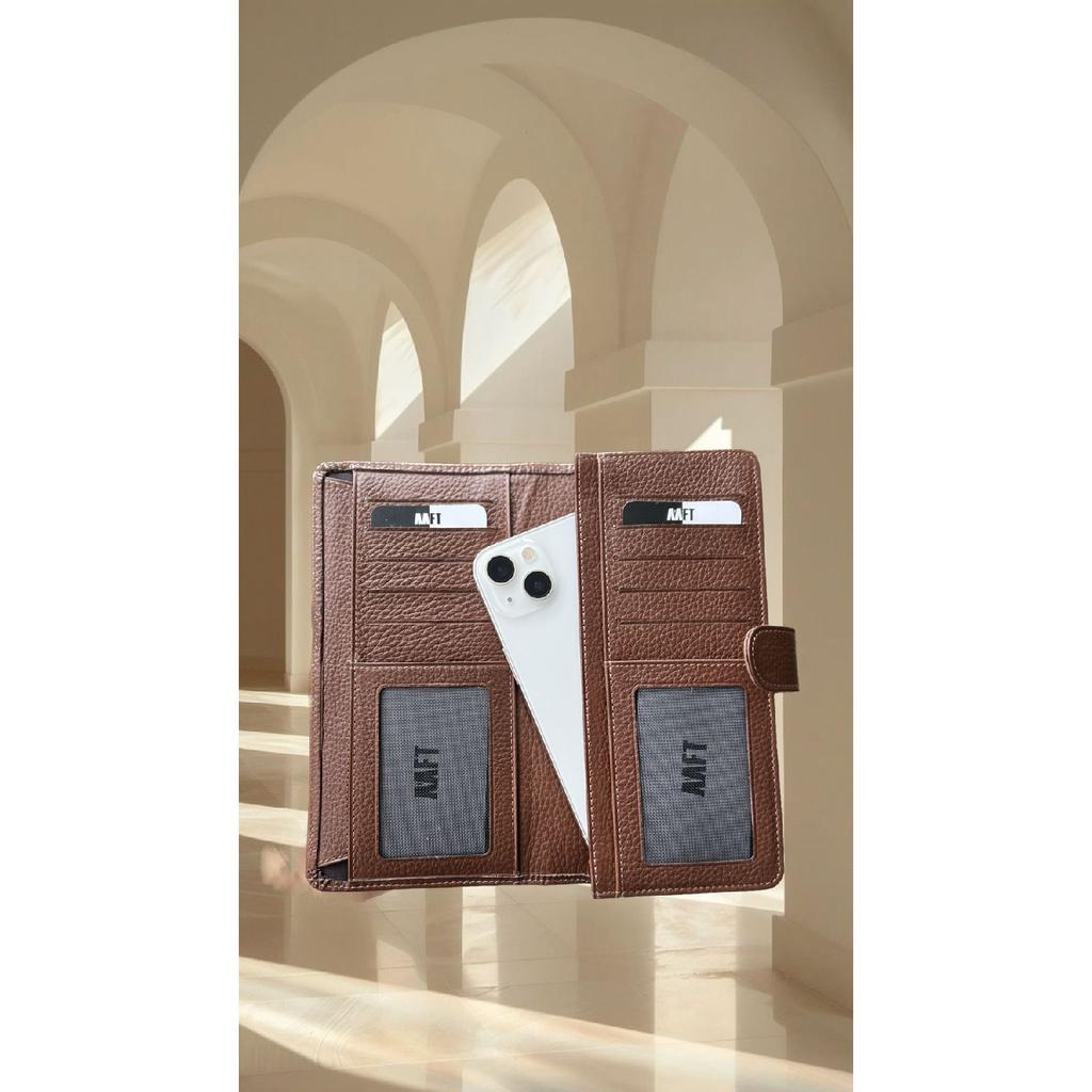 Кошелек унисекс из натуральной кожи Twist 2323 с отделением для телефона