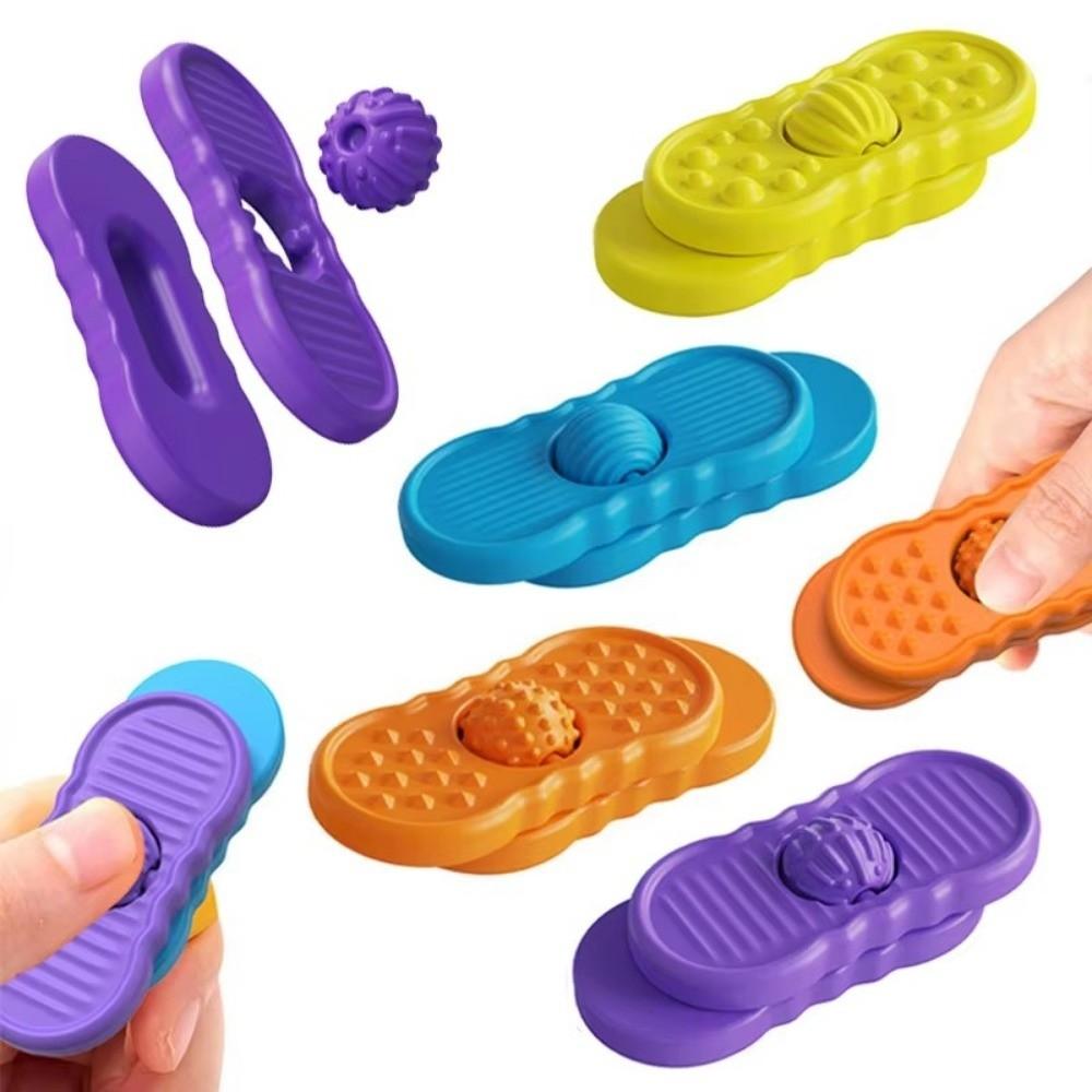 with Rolling Ball Sensory Stone Toy Silicone Fidgeting Toys Suitable for Children Teens
