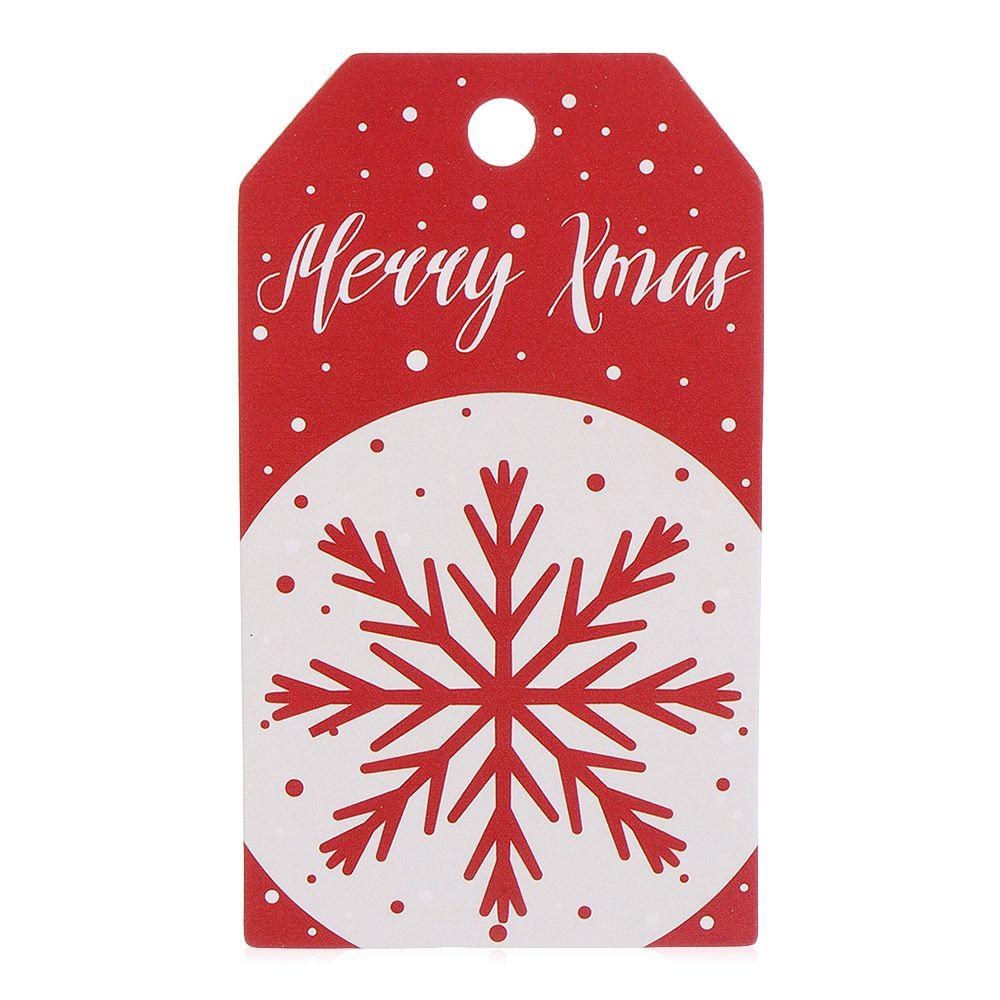with Rope Santa Claus Gift Wrapping Christmas Paper Tags Xmas Decorations Gift Cards Hanging Label