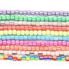 62 шт. мягкие керамические бусины цилиндрические глиняные бусины для самостоятельного изготовления ожерелья браслета ювелирных изделий аксессуары